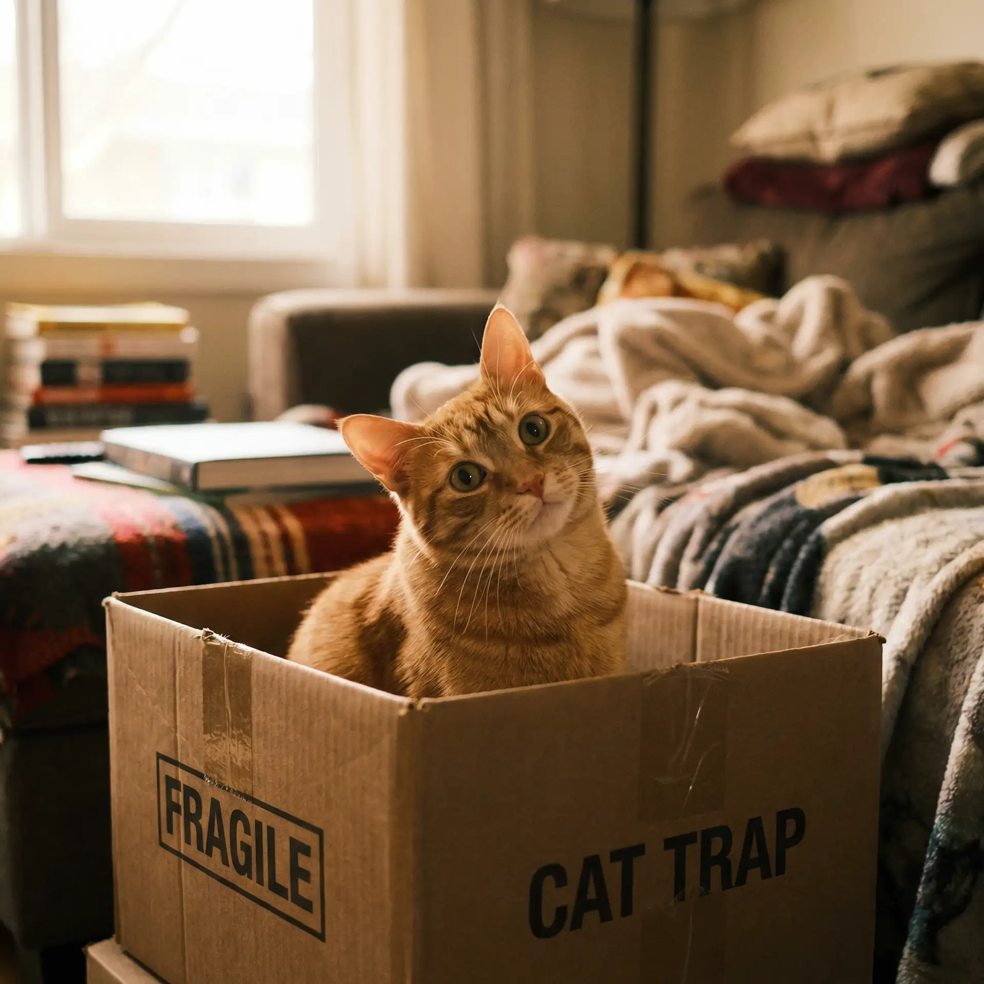 橘猫躲在纸箱里 - 斗罗大陆动漫在线观看免费完整版